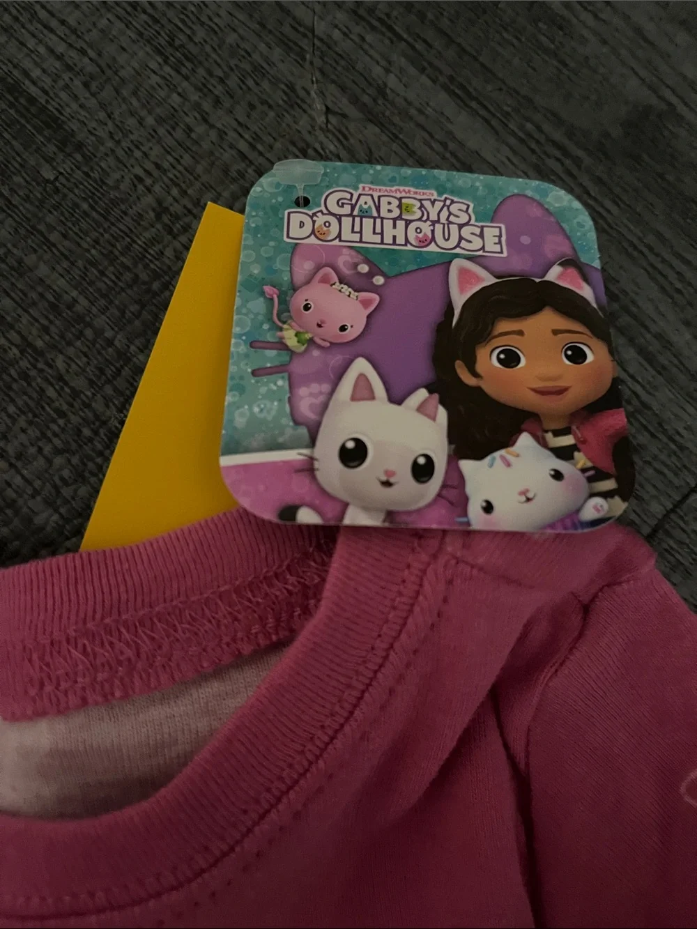 Girls Pink Character Sleep Set - Long Sleeve Top & Pants